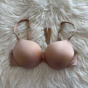 Skims Ultimate Pushup Plunge Bra Clay Size 38C